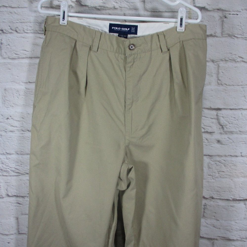 Polo Golf Classic Fit Mens Khaki Pants 34x26.5